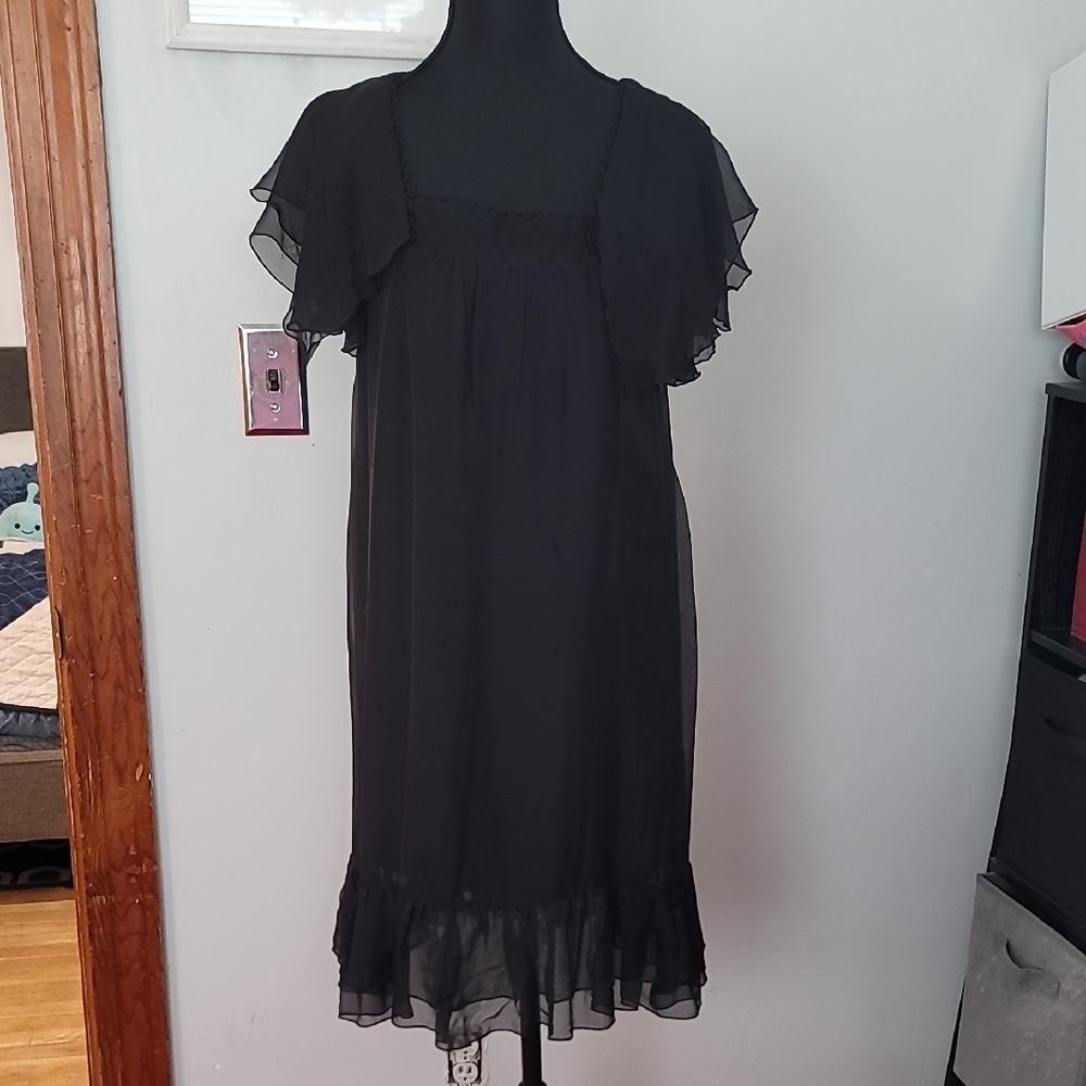 Kensie Black Midi Dress - Picture 3 of 11